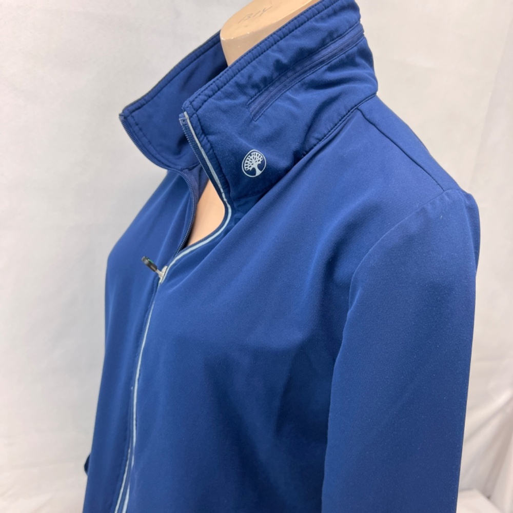 Women's Navy Zip-Front Performance Jacket - Picture 5 of 16